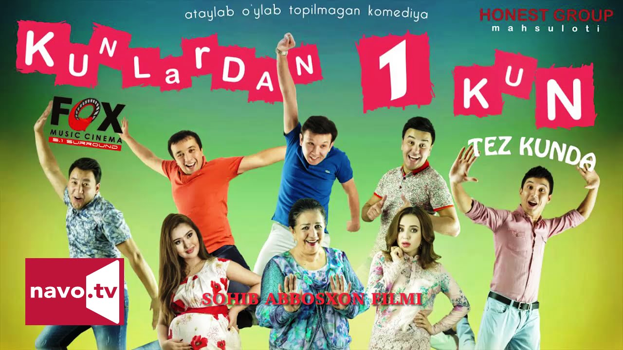 Kunlardan Bir Kun O'zbek Film 2016 PREMYERA смотреть онлайн